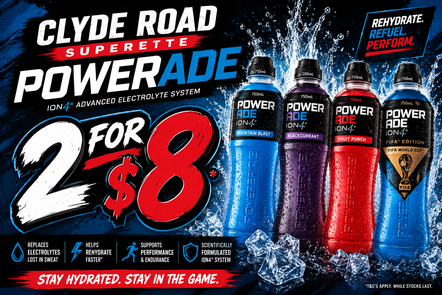 Powerade promotion is now on