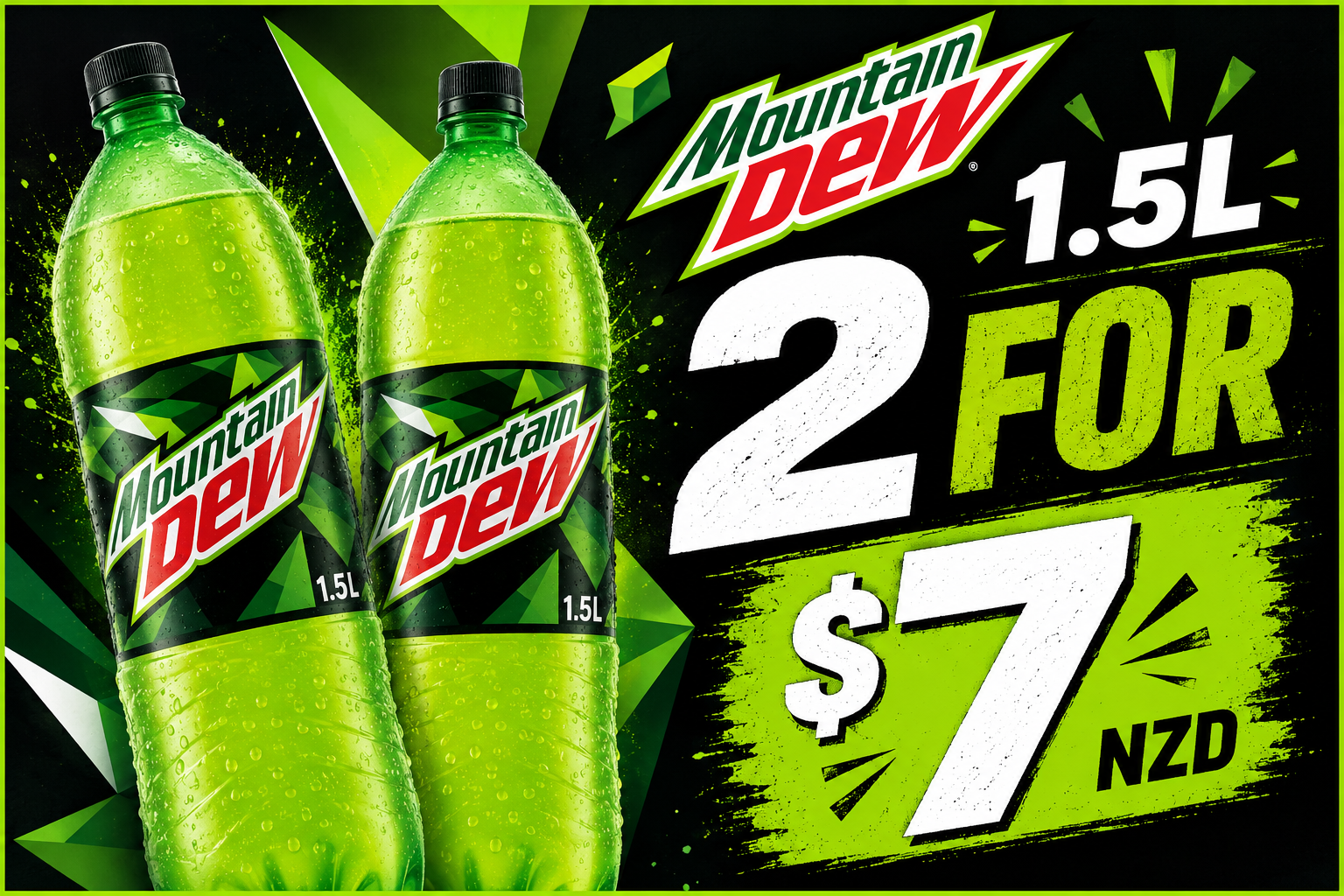 Mountain Dew 1.5L Promotion