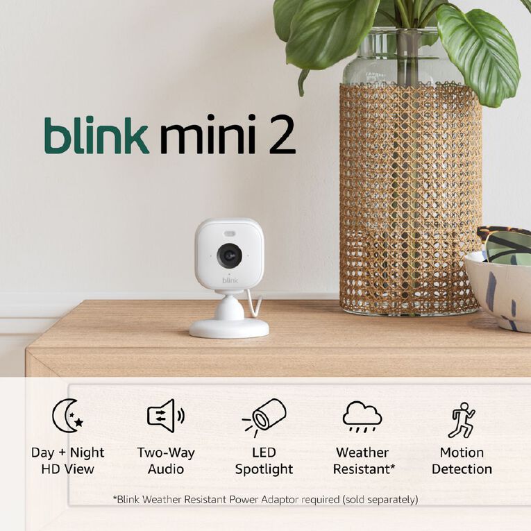 Blink Mini 2K 2Pk White 1