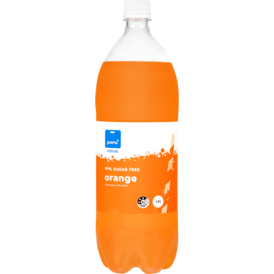Pams Value 99% Sugar Free Orange Soft Drink 1.5l