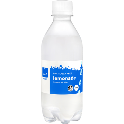Pams Value 99% Sugar Free Lemonade Flavoured Soft Drink 350ml