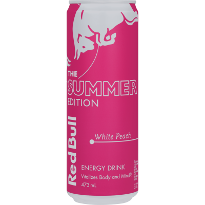 Red Bull White Peach Energy Drink 473ml